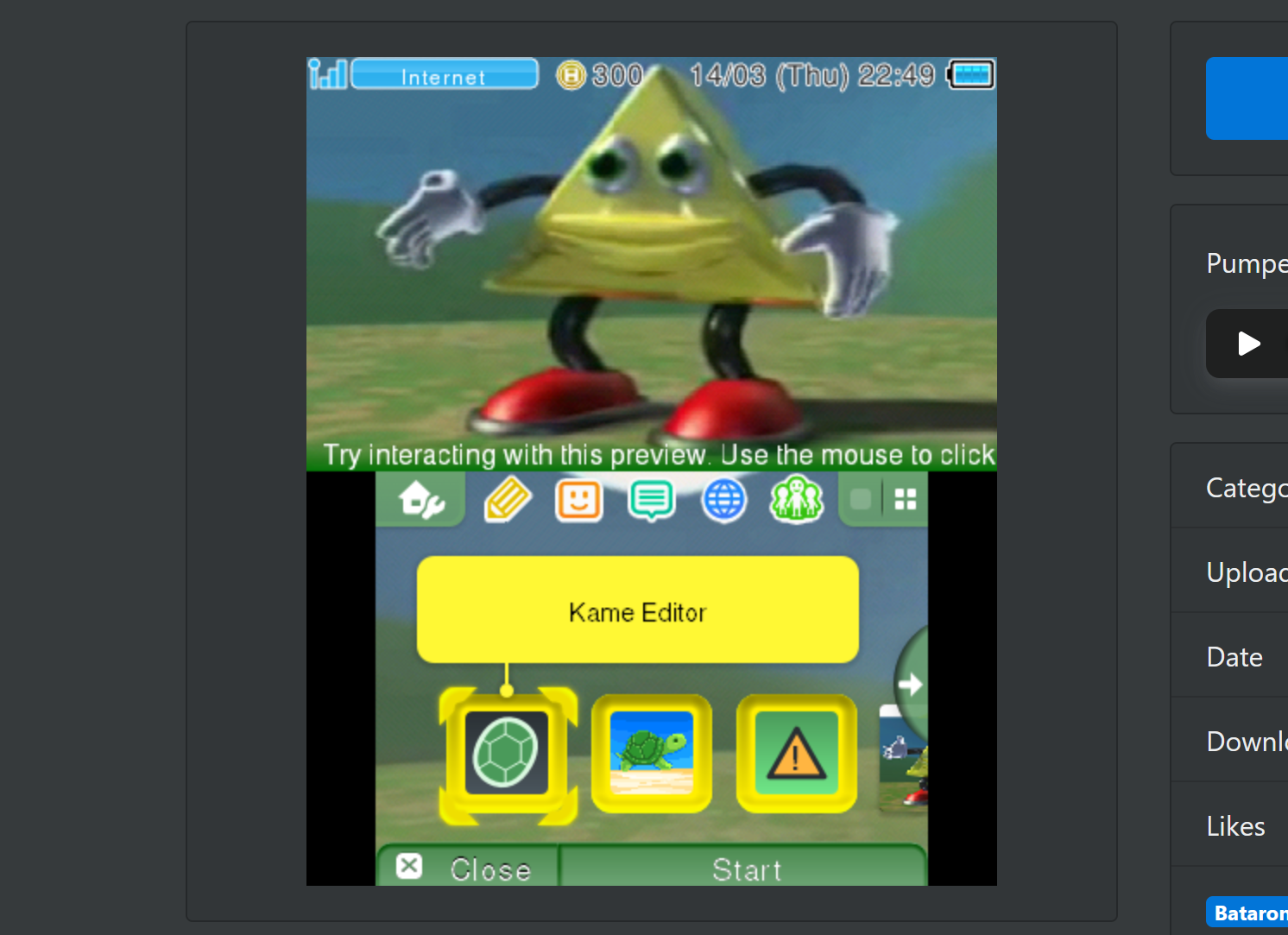 Batarong Theme for 3DS